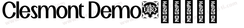 Clesmont Demo字体转换